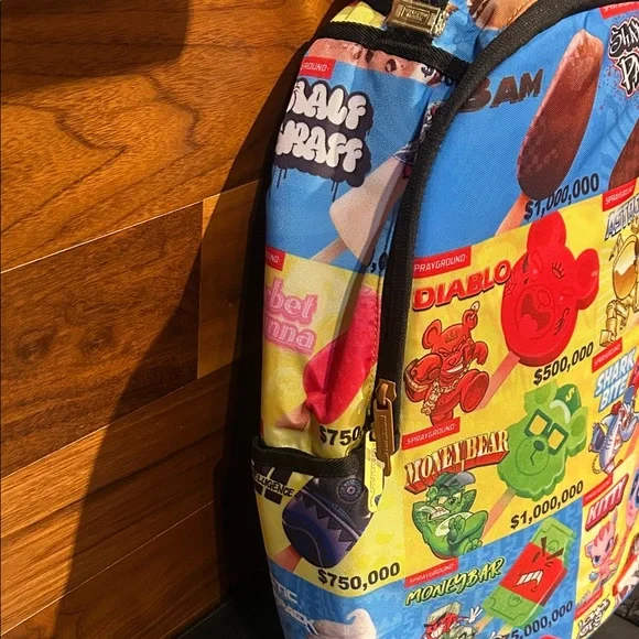 Sprayground Colorful Graphic Kids Backpack